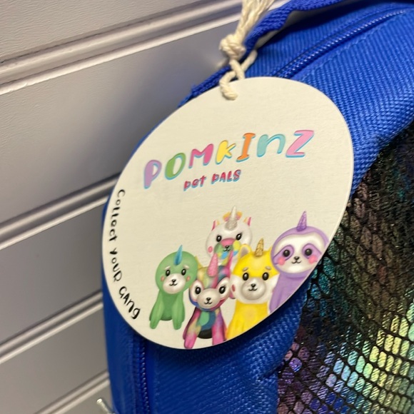 Pomkinz Dinosaur ๐ฆ ๐ฆ Pet Pals Set of 5 Stuffed Animals Rainbow Bag. - Picture 6 of 16